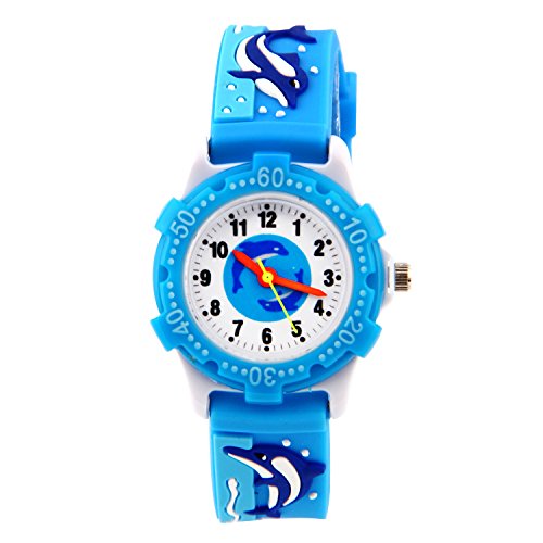 ele ELEOPTION Silikon Armband 3D Cartoon Digital Wasserdicht Kinderuhr von ele ELEOPTION