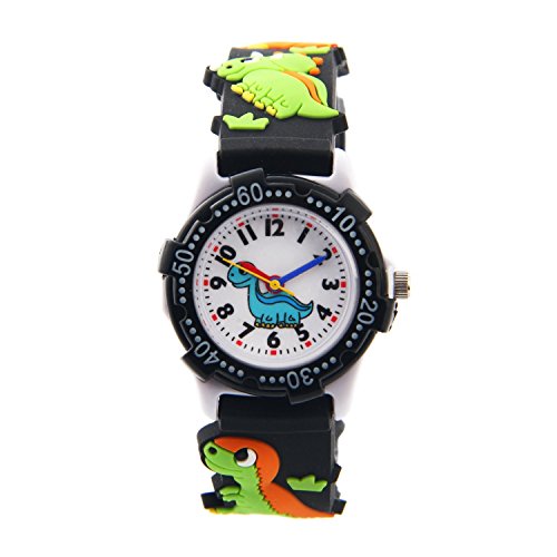 ele ELEOPTION Silikon Armband 3D Cartoon Digital Wasserdicht Kinderuhr von ele ELEOPTION