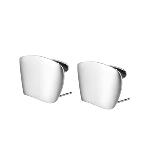 Damen Ohrringe, Silber 925 Ohrring Glänzender Fächer Gefaltet Einfache Persönlichkeit Ohrringe Jugendliche Silber Geburtstag Valentinstag Geschenck von Elepadaki