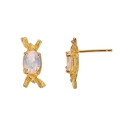 Damen Ohrringe, Silber 925 Ohrring Zarte Bonbons Süß Und Lieblich Ohrringe Silber 925 Set Silber Geburtstag Valentinstag Geschenck von Elepadaki