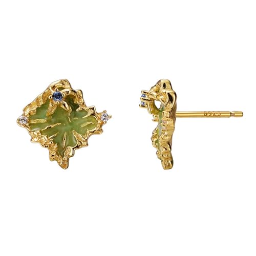 Damen Ohrringe, Silber 925 Ohrringe Quadratische Plissee Struktur Personalisiert Echt Silber Ohrringe Gold Für Damen Geburtstag Valentinstag Geschenck von Elepadaki