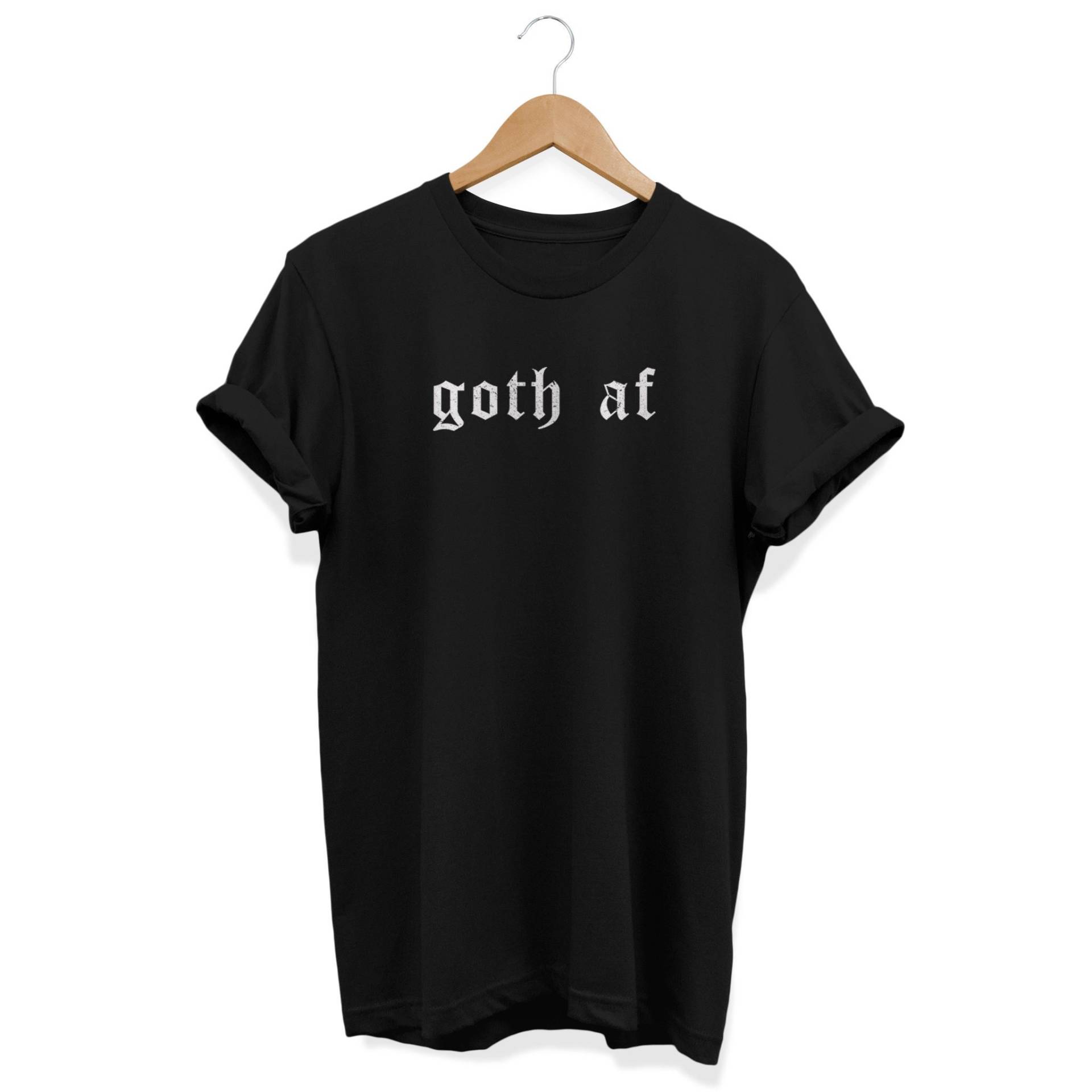 Goth Af T-Shirt, Gothic Clothing, Pastel T Shirt, Grunge Clothes, Alternative Kleidung, Edgy Outfit, E-Girl Fashion, Emo Apparel, E-Boy von ElephanTees