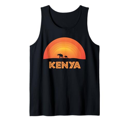 Elefant Baby African Kenia Sunset Wildlife Cute Nature Gift Tank Top von Elephant Baby Sunset Africa Kenya Wildlife Tees