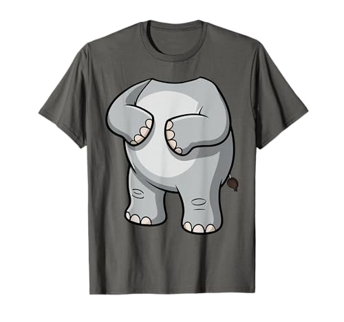 Elefantenhemd Erwachsene Kinder Männer Frauen Elefantengesicht Kostüm T-Shirt von Elephant Costume Shirts
