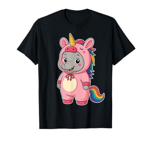 Kawaii Elefant im Einhorn Kostüm für Mädchen Kinder Einhorn T-Shirt Kawaii Elefant im Einhorn Kostüm für Mädchen Kinder Einhorn T-Shirt von Elephant In Unicorn Costume Kawaii Design