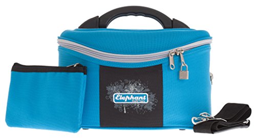 SPEAR Beautycase Elephant Schminkkoffer Kosmetikkoffer mit Extra Polstertasche (Blau 12400) von SPEAR