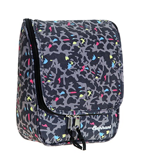 ELEPHANT Kulturtasche Beautycase zum Anhängen/Aufhängen Kulturbeutel/Leopard NEON von Elephant