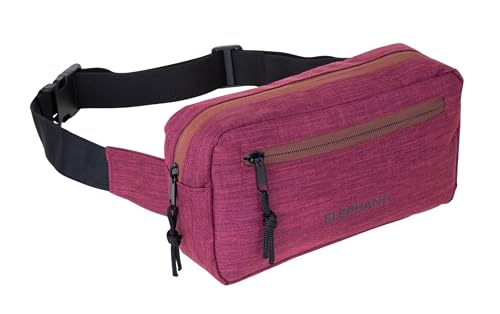 Hüfttasche Bauchtasche Gürteltasche Outdoor Damen Herren Hip Bag Fanny Pack Large Urban Pouch Sport Crossbag Elephant Travel Waist Bag (Rot Bordeaux-Braun 13027) von Elephant