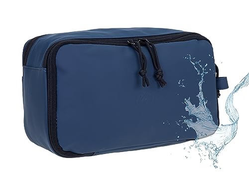 Kulturtasche Reise Tasche, Damen Herren Kulturbeutel groß, Waschtasche Kosmetiktasche Tasche Plane Sauna wasserabweisend Elephant Hydro Washbag 12829 Auswahl (Uni Blau) von Elephant
