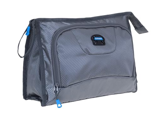 Kulturtasche Washbag groß Damen Herren Elephant Trainer Large Kosmetiktasche Travel Reise Tasche Beautycase Kulturbeutel 4 L 1240 Auswahl + Beutel (Titan Grey (grau)) von Elephant