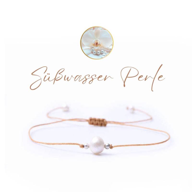 Perlen Liebe Armband - Echtes Süßwasser Bracelet Frauen Geschenk Für Sie Jahrestag Freundin Frau Hochzeitsschmuck Freundschaftsarmband von ElephanthouseDesign