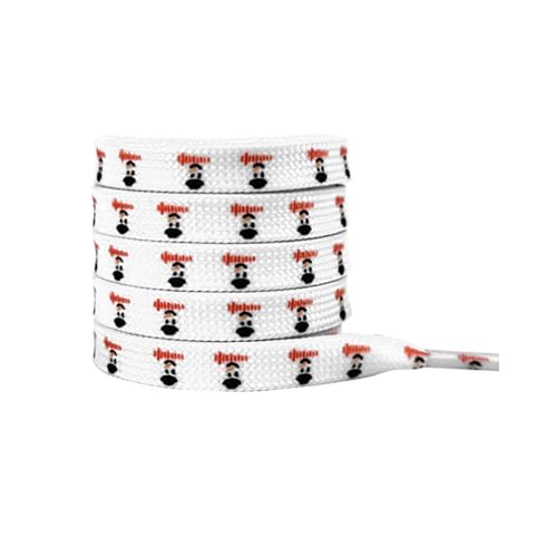 Elerevyo Flache Weihnachtsschnürsenkel für Erwachsene Männer Ihn Frauen Teenager Weihnachtsdekorationen Schuhbänder 1 Paar Weihnachten 2 140cm/55.1" von Elerevyo