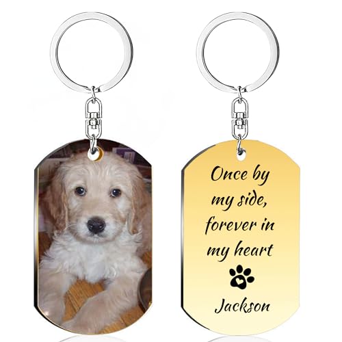 Eletizy Personalisieren Sie den Edelstahl-Schlüsselanhänger mit personalisiertem Fototext. Ein- und doppelseitiger Individualisierungsanhänger mit Hundemarke und Foto-Schlüsselanhänger (Golden-01) Eletizy Personalisieren Sie den Edelstahl-Schlüsselanhänger mit personalisiertem Fototext. Ein- und doppelseitiger Individualisierungsanhänger mit Hundemarke und Foto-Schlüsselanhänger (Golden-01) von Eletizy