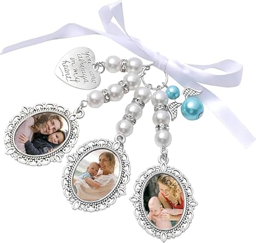 Eletizy Personalisierter Hochzeitsstrauß Foto Charm Personalisierter Blumenstrauß Charms für Hochzeitsparty Erinnerung Braut, Spitzen ovaler Braut Charm Engel Anhänger You Are Always in My Heart Eletizy Personalisierter Hochzeitsstrauß Foto Charm Personalisierter Blumenstrauß Charms für Hochzeitsparty Erinnerung Braut, Spitzen ovaler Braut Charm Engel Anhänger You Are Always in My Heart von Eletizy