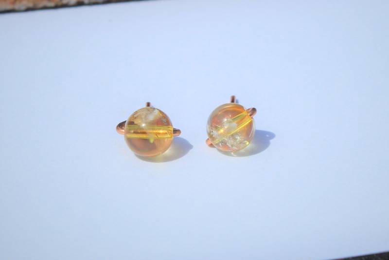 Citrin Ohrringe, Ohrstecker, Drahtgewickelter Schmuck, Drahtgewickelte Heilkristallohrringe, Kupferschmuck Citrin Ohrringe, Ohrstecker, Drahtgewickelter Schmuck, Drahtgewickelte Heilkristallohrringe, Kupferschmuck von Elev8edVibesLLC