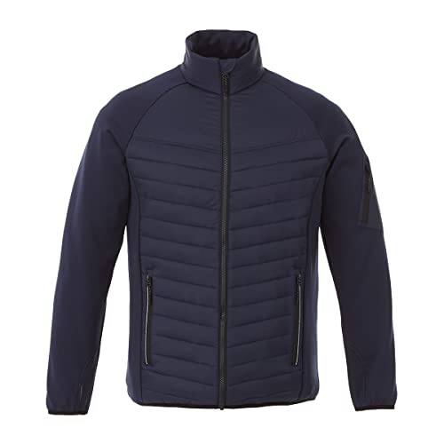 Elevate Banff Hybrid Insulated Jacket Men Blau Navy L von Elevate