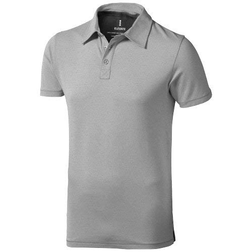 Elevate Markham Polo Mehrfarbig Grey Melange/Anthracite L von Elevate