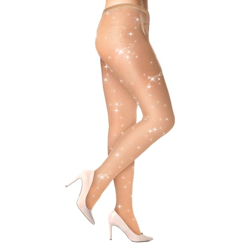 ElevateTech Strass-Netzstrumpfhose funkelnde Strumpfhose schimmernde High-Waist-Tanz-Netzstrümpfe passende Karnevals- Party- Bankett- und Bühnengeschenke für Frauen ElevateTech Strass-Netzstrumpfhose funkelnde Strumpfhose schimmernde High-Waist-Tanz-Netzstrümpfe passende Karnevals- Party- Bankett- und Bühnengeschenke für Frauen von ElevateTech