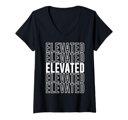 Damen Erhöht T-Shirt mit V-Ausschnitt Damen Erhöht T-Shirt mit V-Ausschnitt von Elevated Apparel
