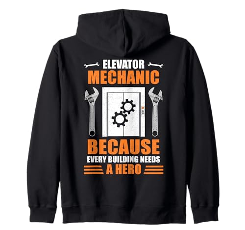 Aufzug Mechaniker Aufzug Techniker Aufzug Herren Kapuzenjacke von Elevator Mechanic Elevator Shirt For Men Boys Male