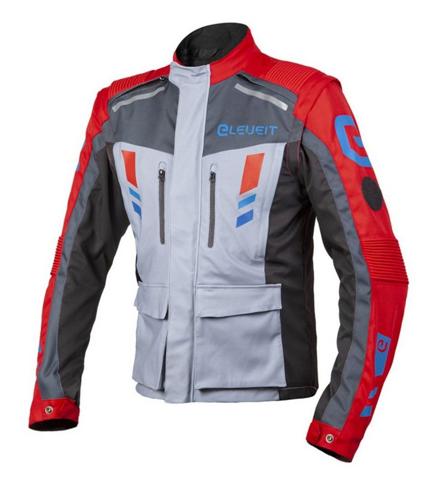 Eleveit Motorradjacke Mud Maxi Motorrad Textiljacke Atmungsaktiv von Eleveit