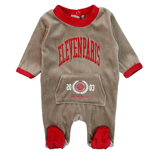 ELEVEN PARIS Baby-Jungen ELV11870 GREN S2 Einteiler, Gris, 3 von ELEVEN PARIS