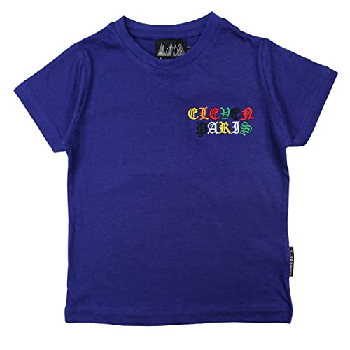 Eleven Paris Jungen Gelv1705 TMC S4 T-Shirt, Marine, 12 Jahre von Eleven Paris