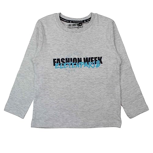 Eleven Paris Jungen Gelv1736 Tml S2 T-Shirt, Grau, 8 Jahre von Eleven Paris