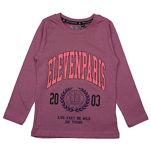 Eleven Paris Jungen Gelv1742 Tml S1 T-Shirt, Dunkelrosa, 8 Jahre von Eleven Paris