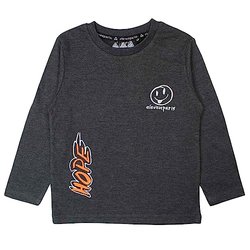 Eleven Paris Jungen Gelv1757 Tml S1 T-Shirt, Schwarz, 12 Jahre von Eleven Paris