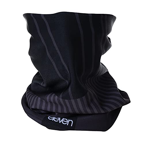 Eleven tube scarf | multifunktionaler Winterschal für Damen, Herren und Kinder | winddichter Nackenwärmer mit Fleece für Outdoor-Sport, Laufen, Skifahren, Wandern (Black) von Eleven Sportswear