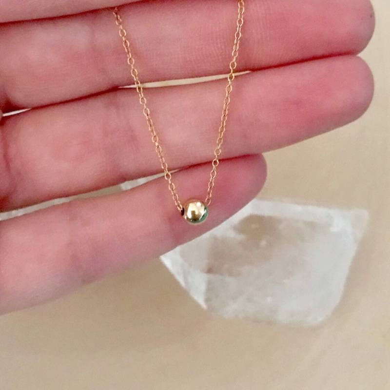 Einzelne Perle Connected Halskette von ElevenDreams