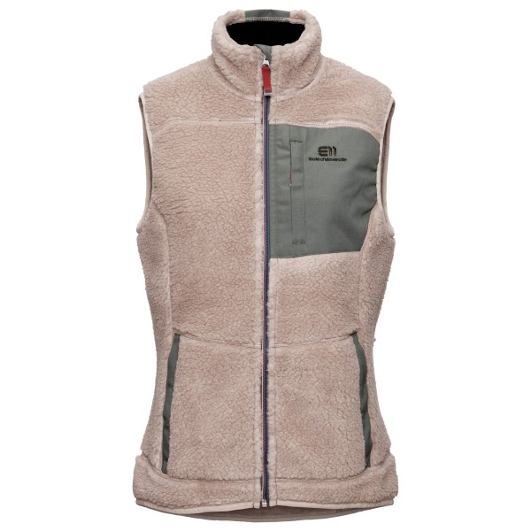 Elevenate - Women's Glacier Pile Vest - Fleeceweste Gr S braun von Elevenate