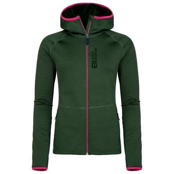 Elevenate - Women's Skiers Fleece Hood - Fleecejacke Gr M grün von Elevenate