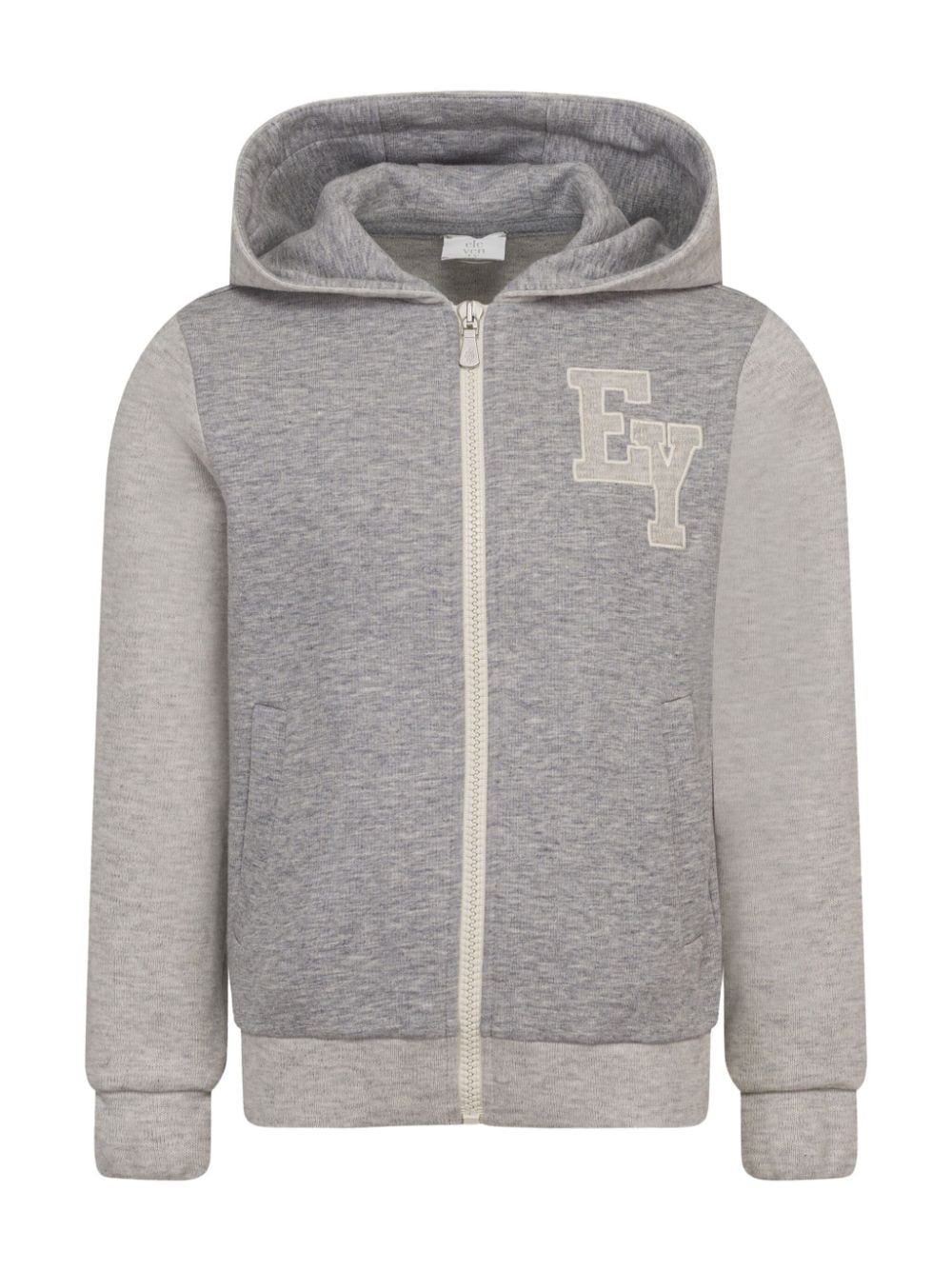 Eleventy Kids Hoodie mit Logo-Stickerei - Grau von Eleventy Kids