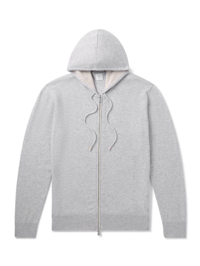 Eleventy - Cashmere Zip-Up Hoodie - Men - Gray - XL von Eleventy