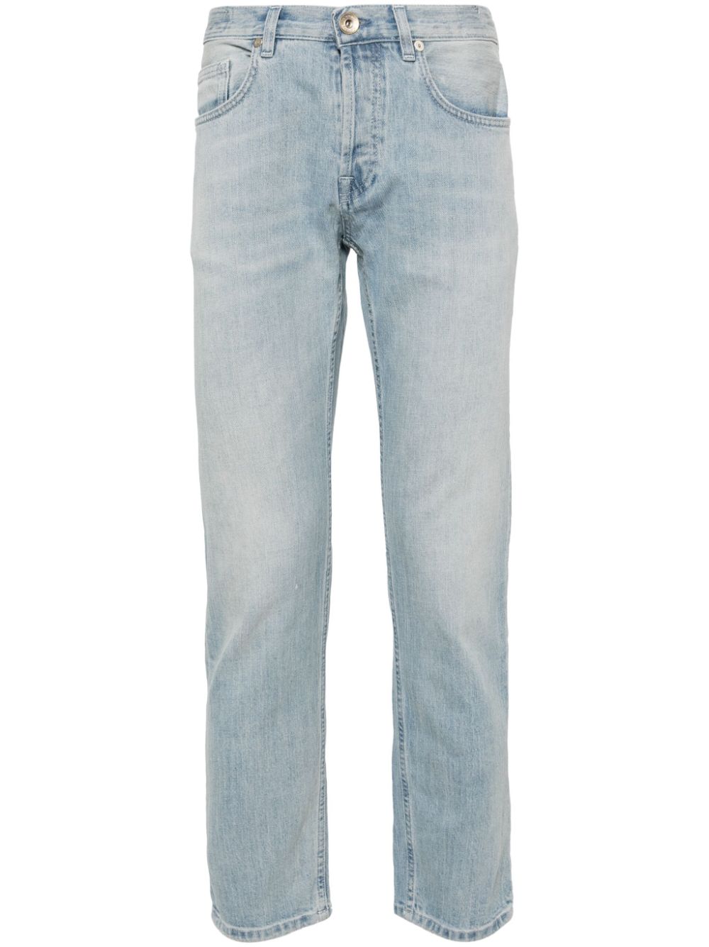 Eleventy Gerade Stone-Washed-Jeans - Blau von Eleventy