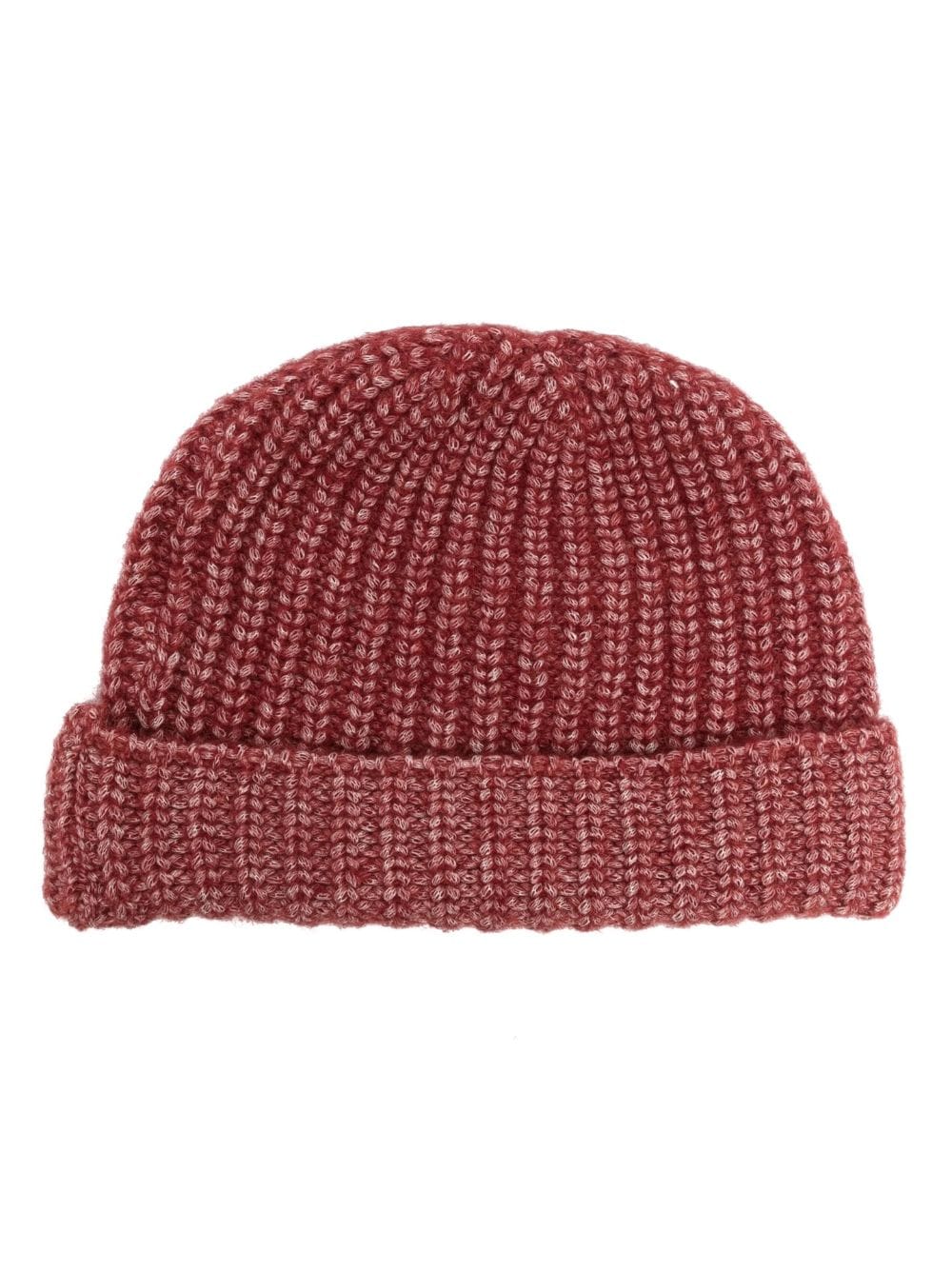 Eleventy Gerippte Beanie - Rot von Eleventy