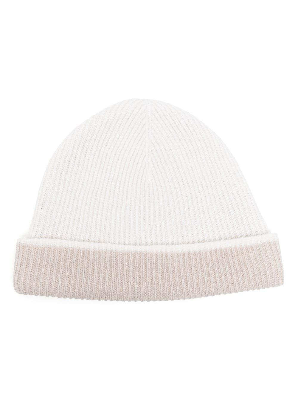 Eleventy Gerippte Beanie - Weiß von Eleventy