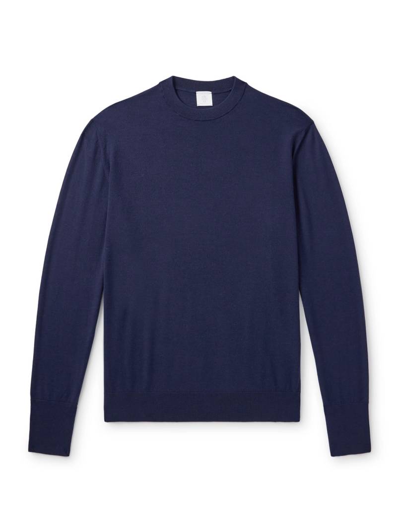 Eleventy - Slim-Fit Merino Wool Sweater - Men - Blue - S von Eleventy