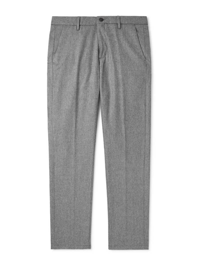 Eleventy - Straight-Leg Stretch Wool and Cashmere-Blend Trousers - Men - Gray - UK/US 36 von Eleventy