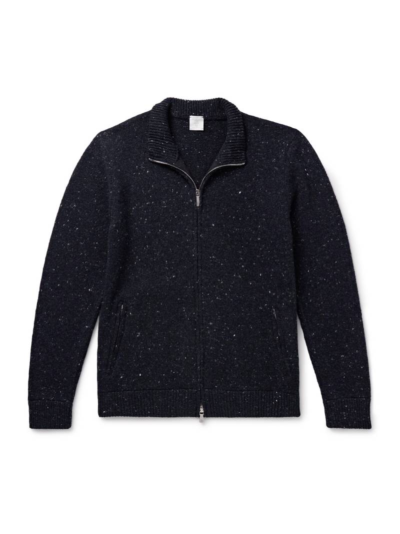 Eleventy - Wool-Blend Zip-Up Cardigan - Men - Blue - XXXXL von Eleventy