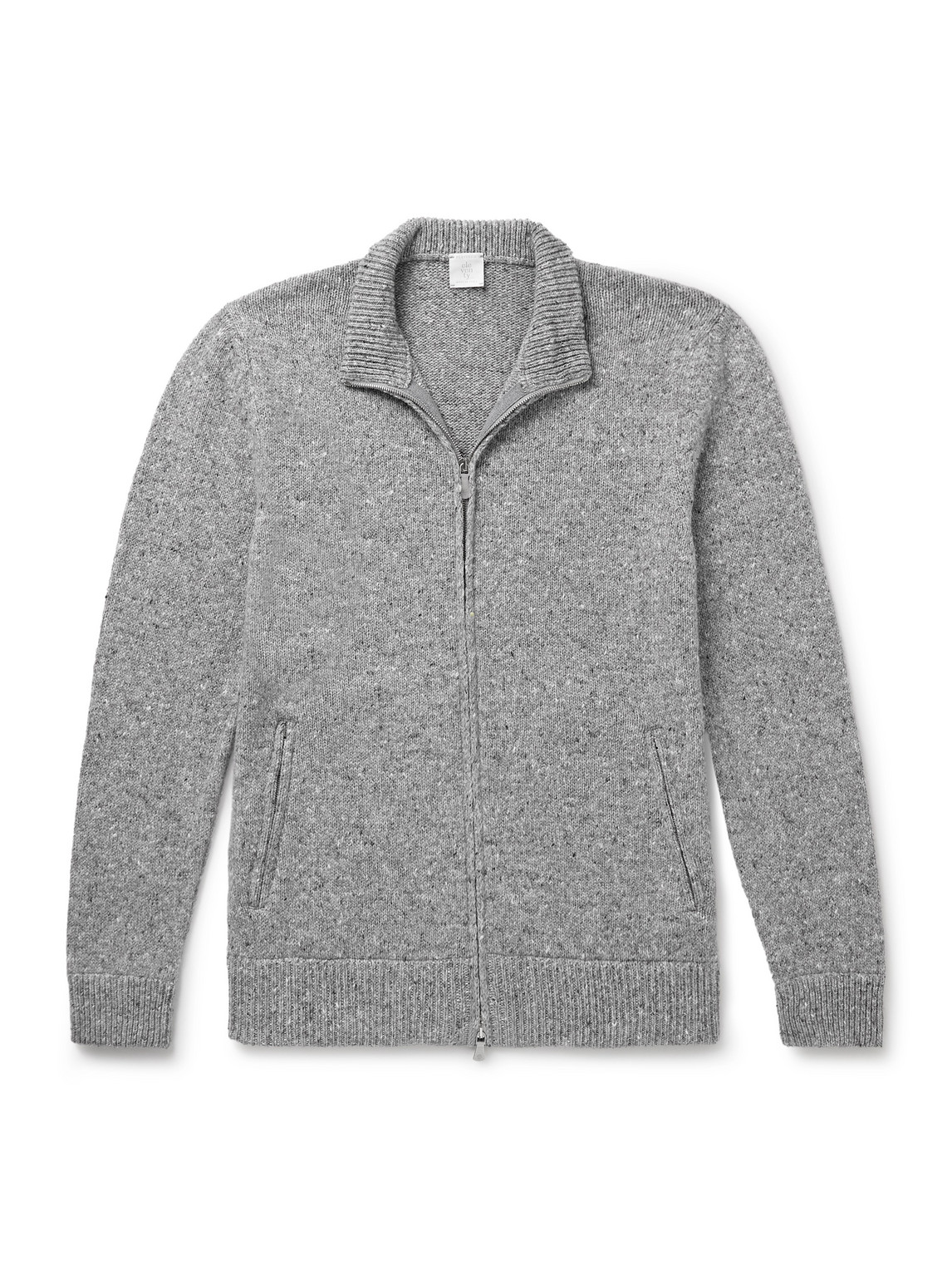 Eleventy - Wool-Blend Zip-Up Cardigan - Men - Gray - XXXXL von Eleventy