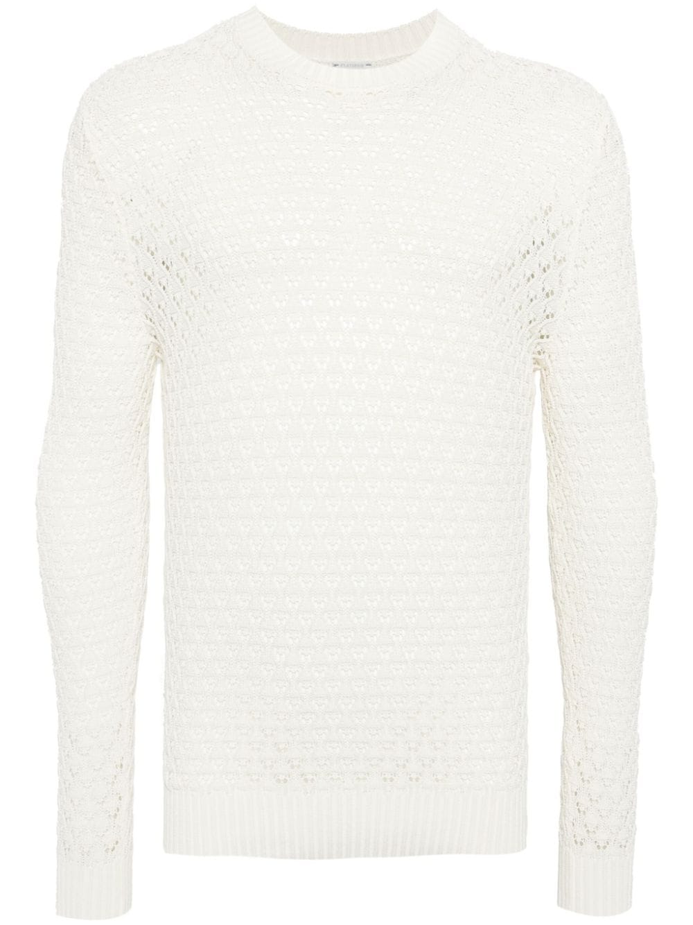 Eleventy open-knit cotton jumper - Weiß von Eleventy