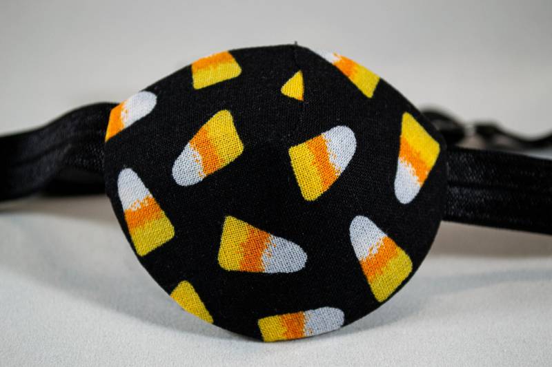Candy Corn Augenklappe Für Erwachsene, Augenklappe von EleyasDesigns