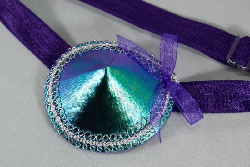 Meerjungfrau Haut Erwachsene Stoff Augenklappe, Handgemacht, Medizinisch, Sehzubehör, Katarakthilfe, Augenpflege, Gesundheit Und Schönheit, Blinde von EleyasDesigns