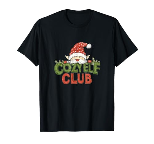 Süßes gemütliches Elfenclub-Kostüm für Festliche Jungen und Mädchen T-Shirt Süßes gemütliches Elfenclub-Kostüm für Festliche Jungen und Mädchen T-Shirt von Elf Club Outfit