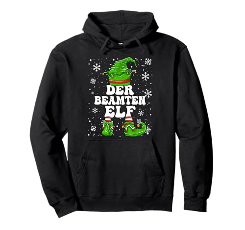 Beamten Elf Herren Damen Design Weihnachten Elf Beamter Pullover Hoodie von Elf Weihnachten Geschenke Im Elf Familien Outfit