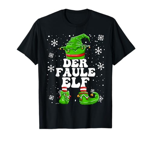 Fauler Elf Herren Jungs Langeweile Elf Design Weihnachten T-Shirt Fauler Elf Herren Jungs Langeweile Elf Design Weihnachten T-Shirt von Elf Weihnachten Geschenke Im Elf Familien Outfit