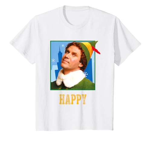 Kinder Weihnachten Elf Happy T-Shirt von Elf